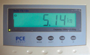 PCE TS 150 scale