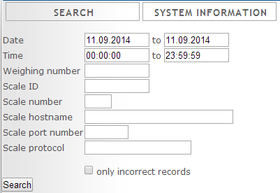 weighing scale connection monitor search