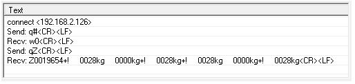 Scale Check: error log