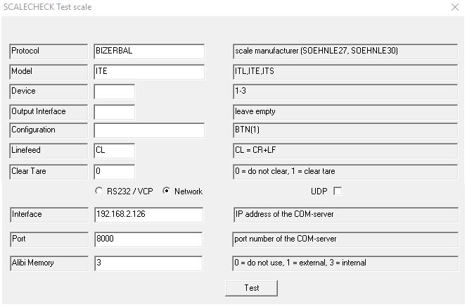 scale connection data